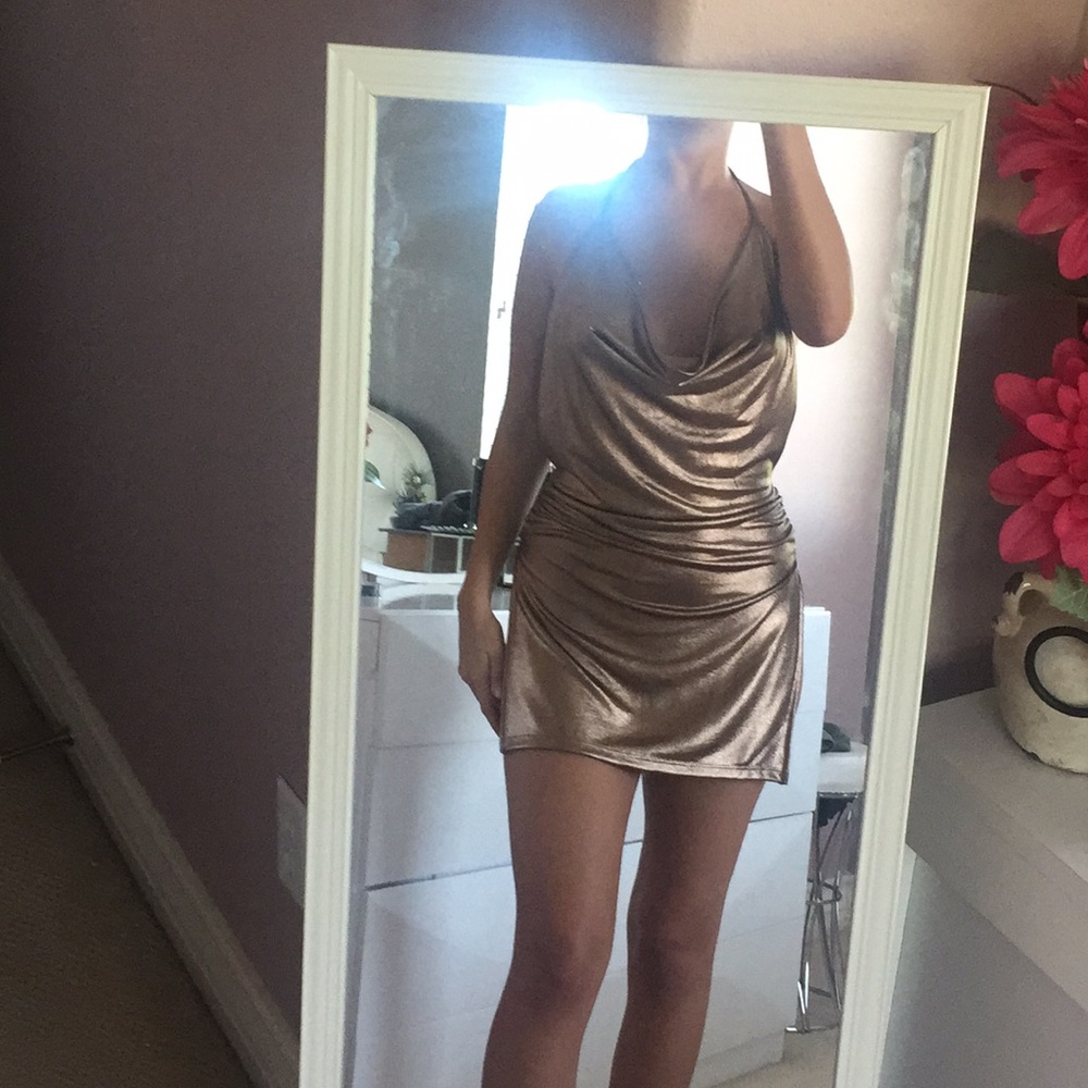 Gold luxe Dress